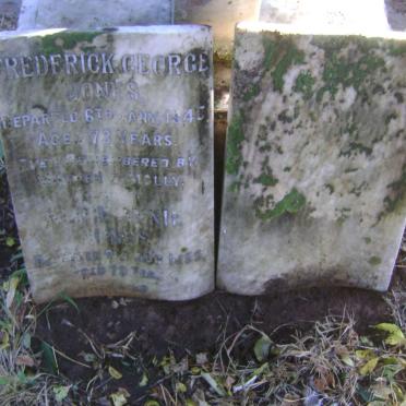 JONES Frederick George -1945 &amp; Alice Annie -1955
