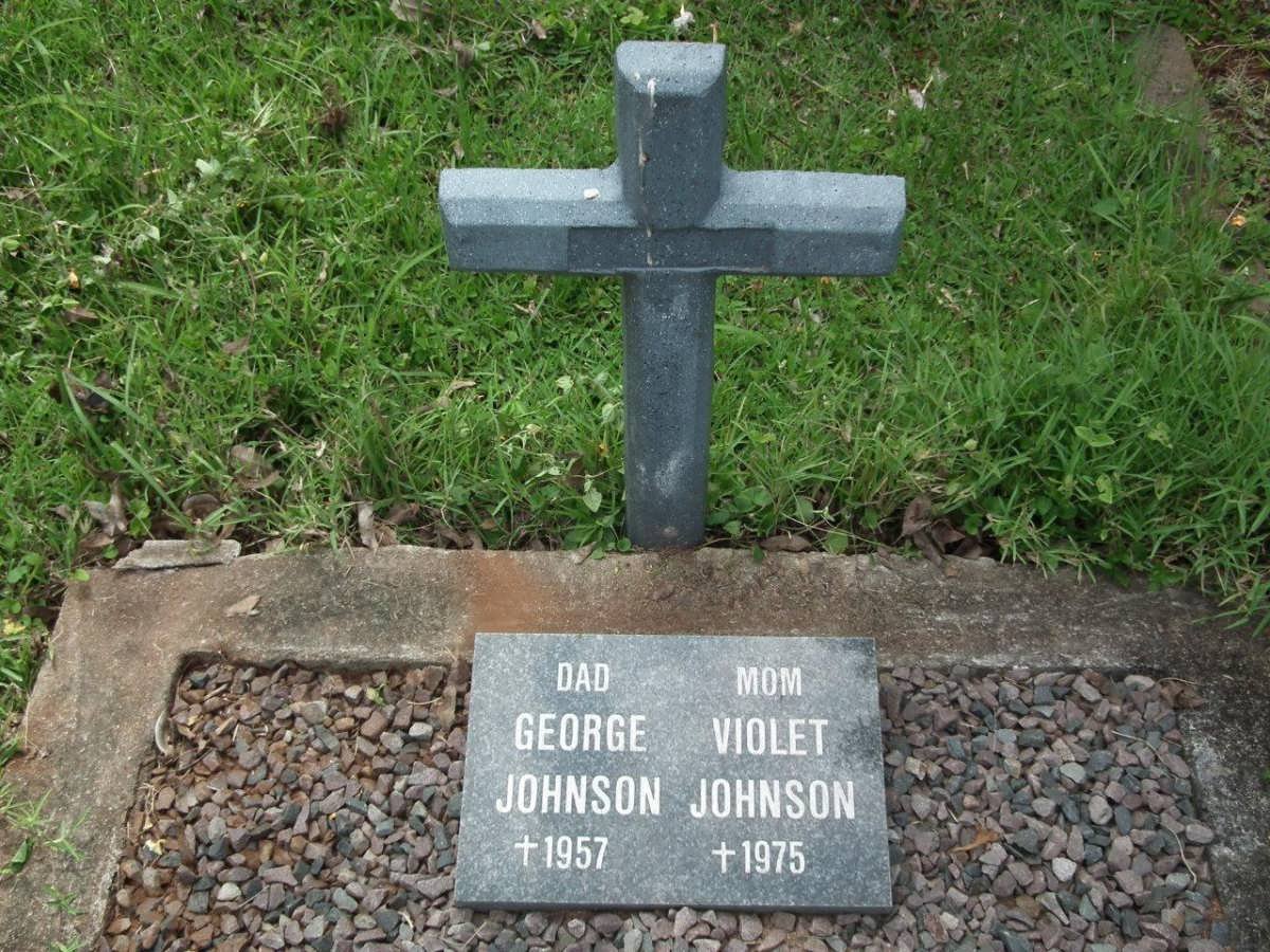 JOHNSON George -1957 &amp; Violet -1975