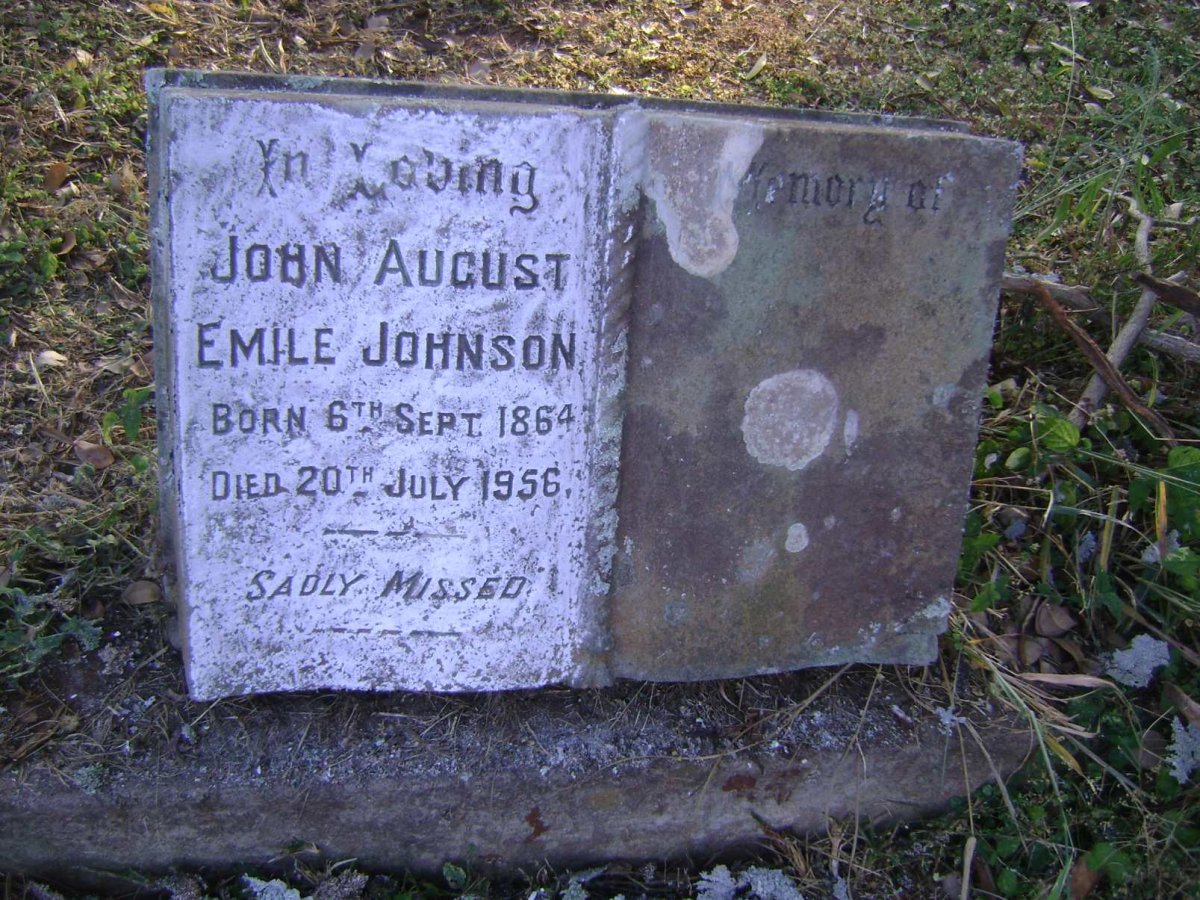 JOHNSON John August Emile 1864-1956
