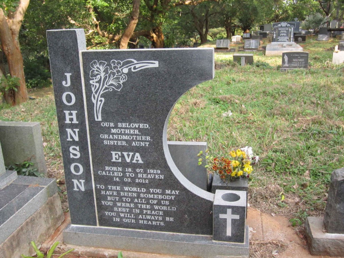 JOHNSON Eva 1929-2012