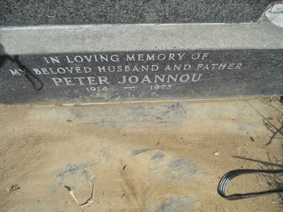JOANNOU Peter 1914-1973