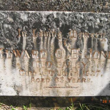 JONES Edward O.B. -1927