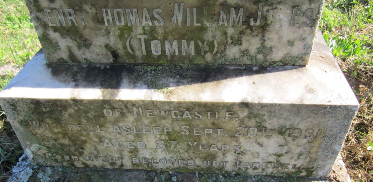 JONES Henry Thomas William -1931