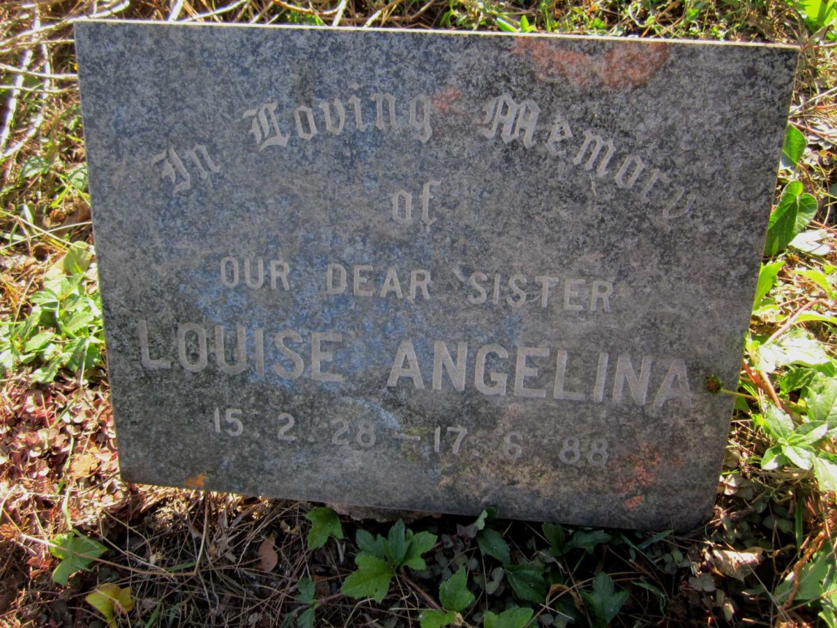 FREDERICKS Louise Angelina 1928-1988