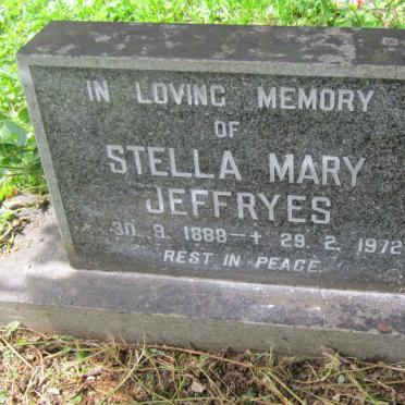 JEFFRYES Stella Mary 1888-1972