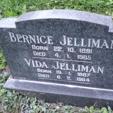 JELLIMAN Bernice 1891-1985 :: JELLIMAN Vida 1887-1984