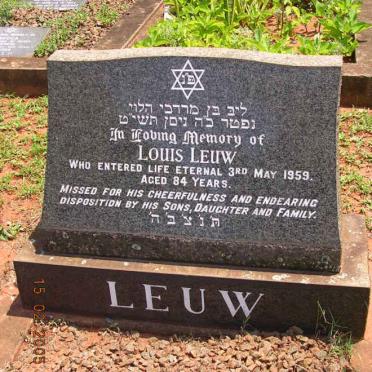 LEUW Louis -1959