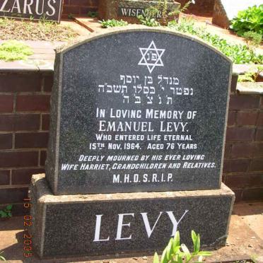 LEVY Emanuel -1964