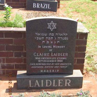 LAIDLER Claire -1966