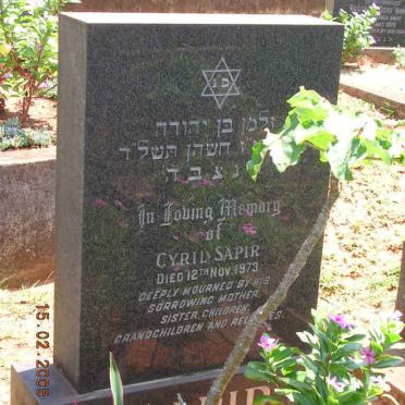 SAPIR Cyril -1973