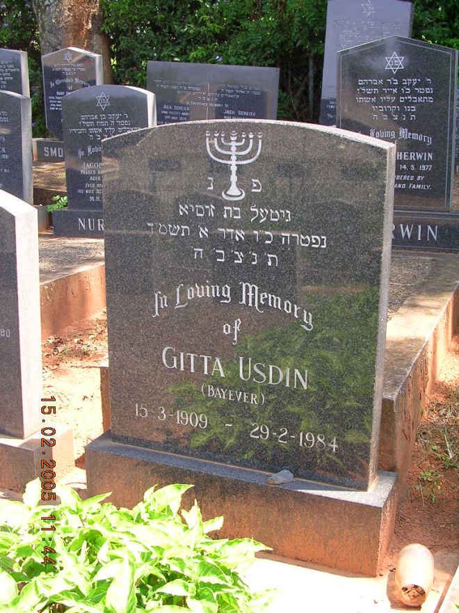 USDIN Gitta 1909-1984