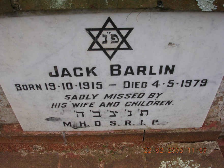 BARLIN Jack 1915-1979