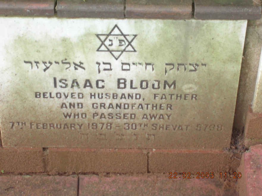 BLOOM Isaac -1978