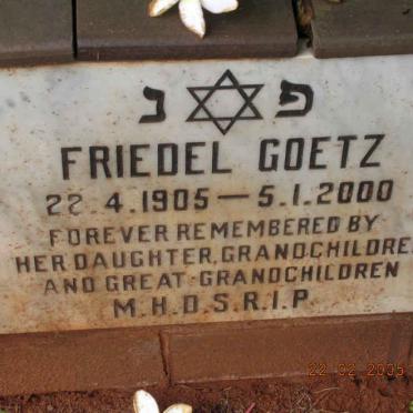 GOETZ Friedel 1905-2000