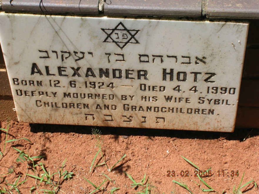 HOTZ Alexander 1924-1990