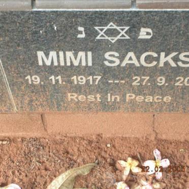 SACKS Mimi 1917-2000