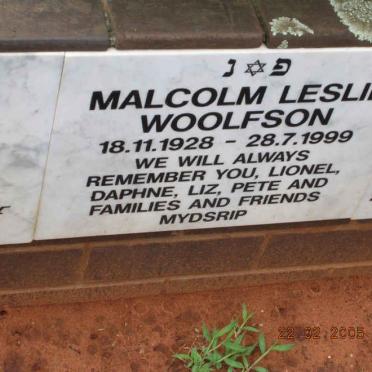 WOOLFSON Malcolm Leslie 1928-1999