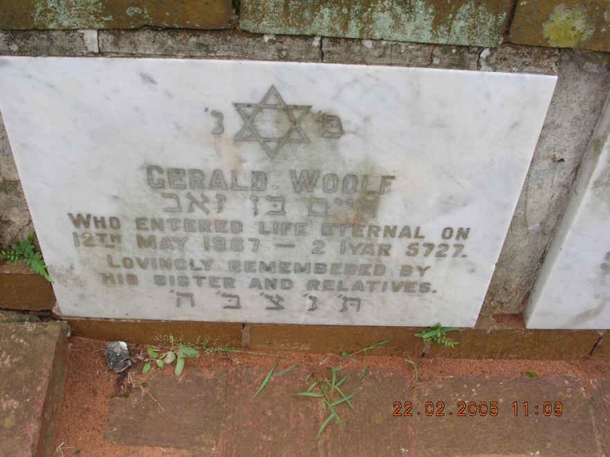 WOOLF Gerald -1967
