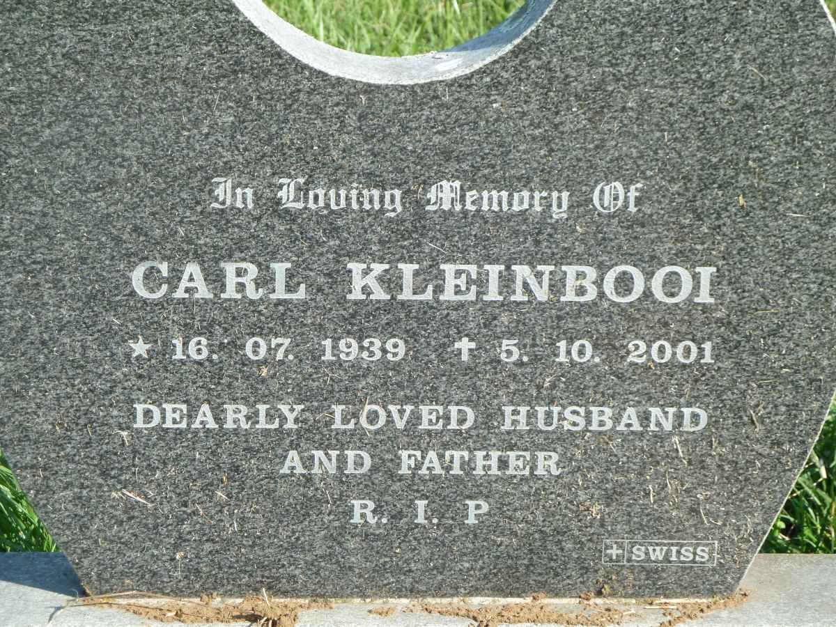 KLEINBOOI Carl 1939-2001