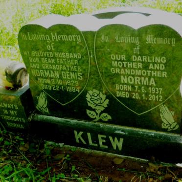 KLEW Norman Dennis 1929-1984 &amp; Norma 1937-2012