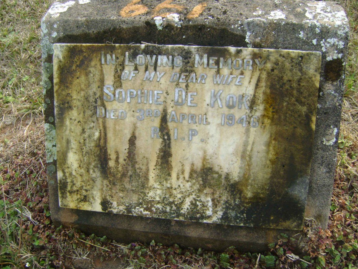 KOK Sophie, de -1946