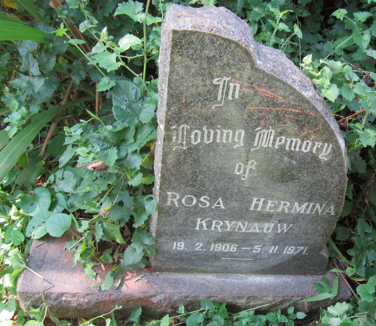 KRYNAUW Rosa Hermina 1906-1971