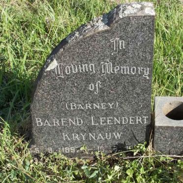 KRYNAUW Barend Leendert 1897-1963