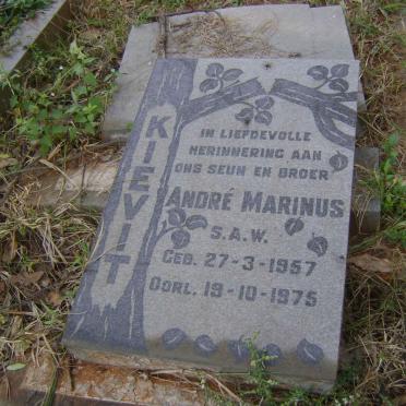 KIEVIT Andre Marinus 1957-1975