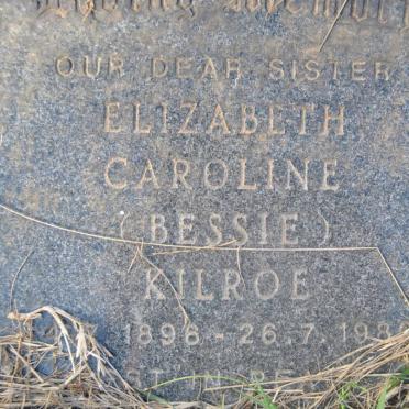 KILROE Elizabeth Caroline 1896-1982