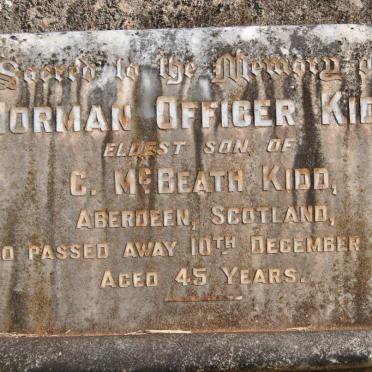 KIDD Norman Officer -1925