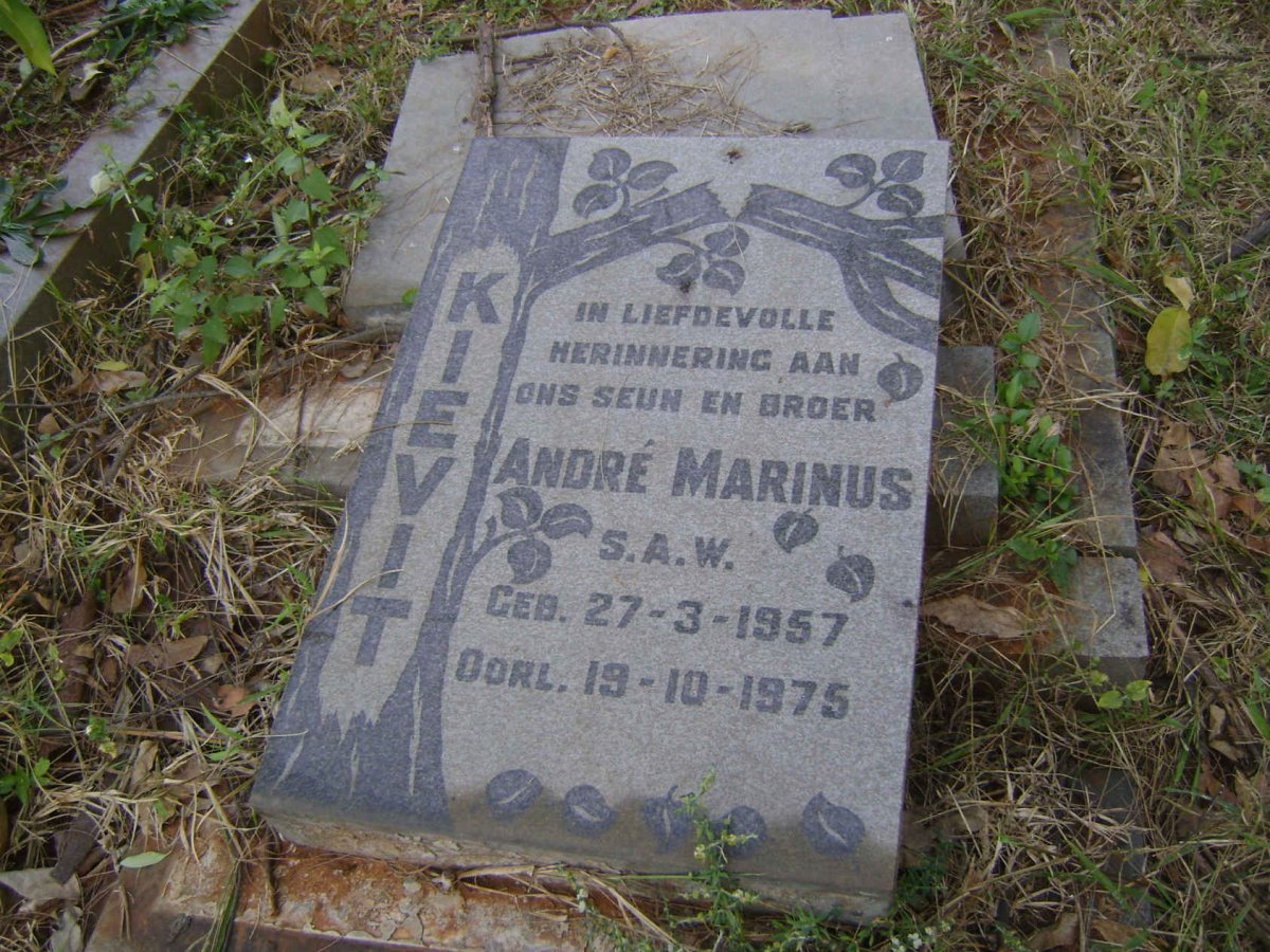 KIEVIT Andre Marinus 1957-1975