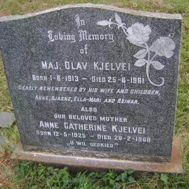 KJELVEI Olav 1913-1961 &amp; Anne Catherine 1925-1968