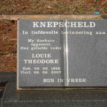 KNEPSCHELD Louie Theodore 1926-2007