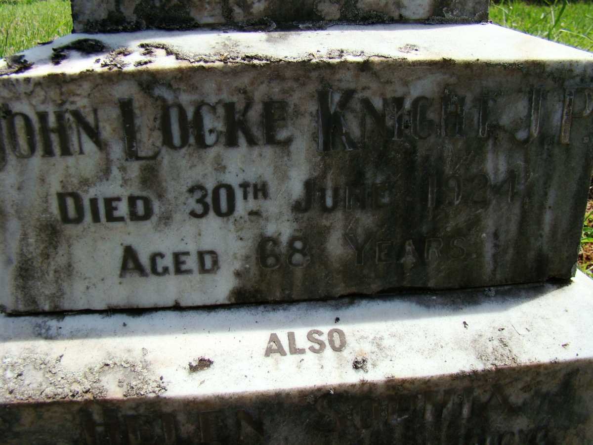 KNIGHT John Locke -1924