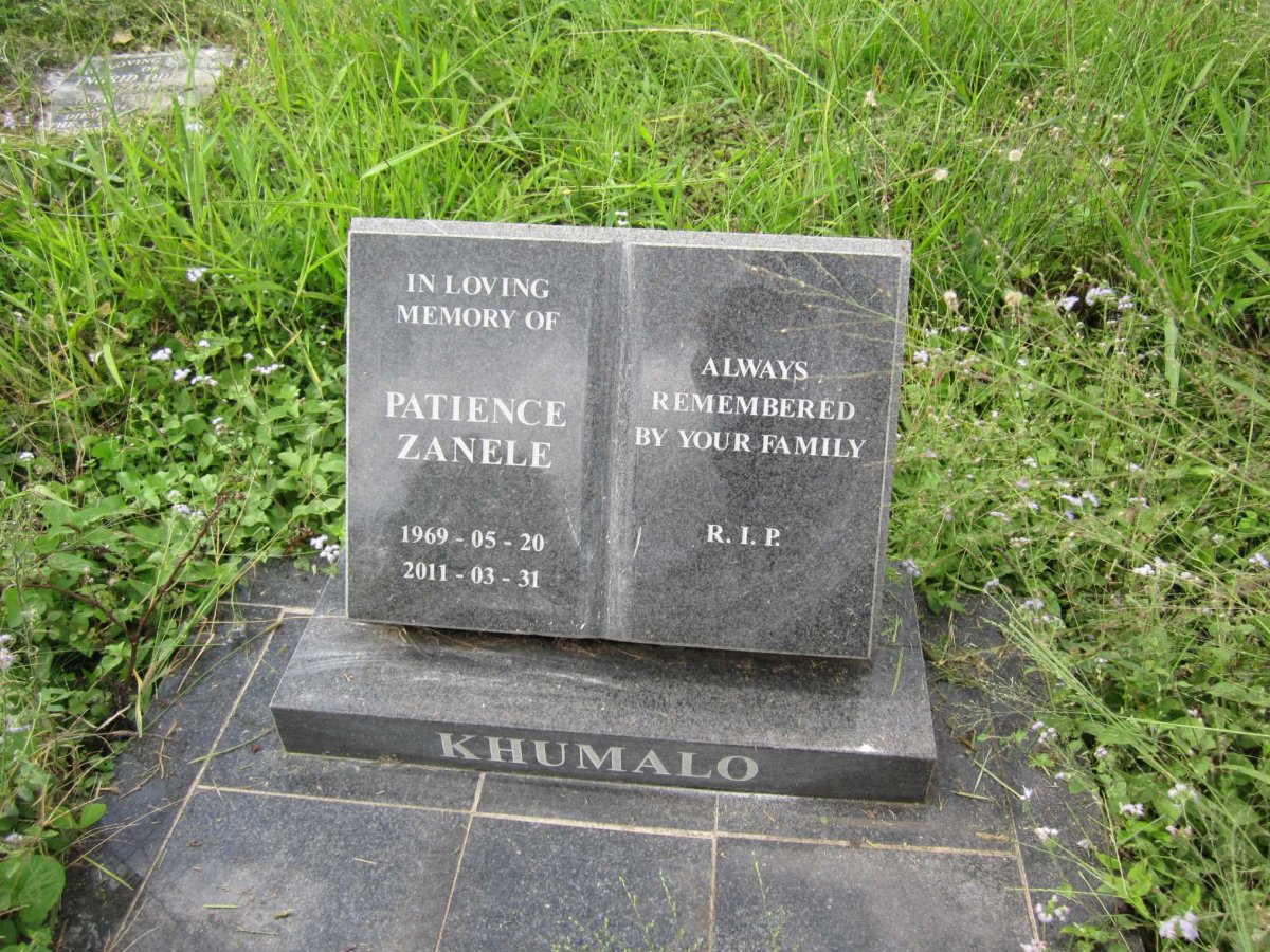 KHUMALO Patience Zanele 1969-2011