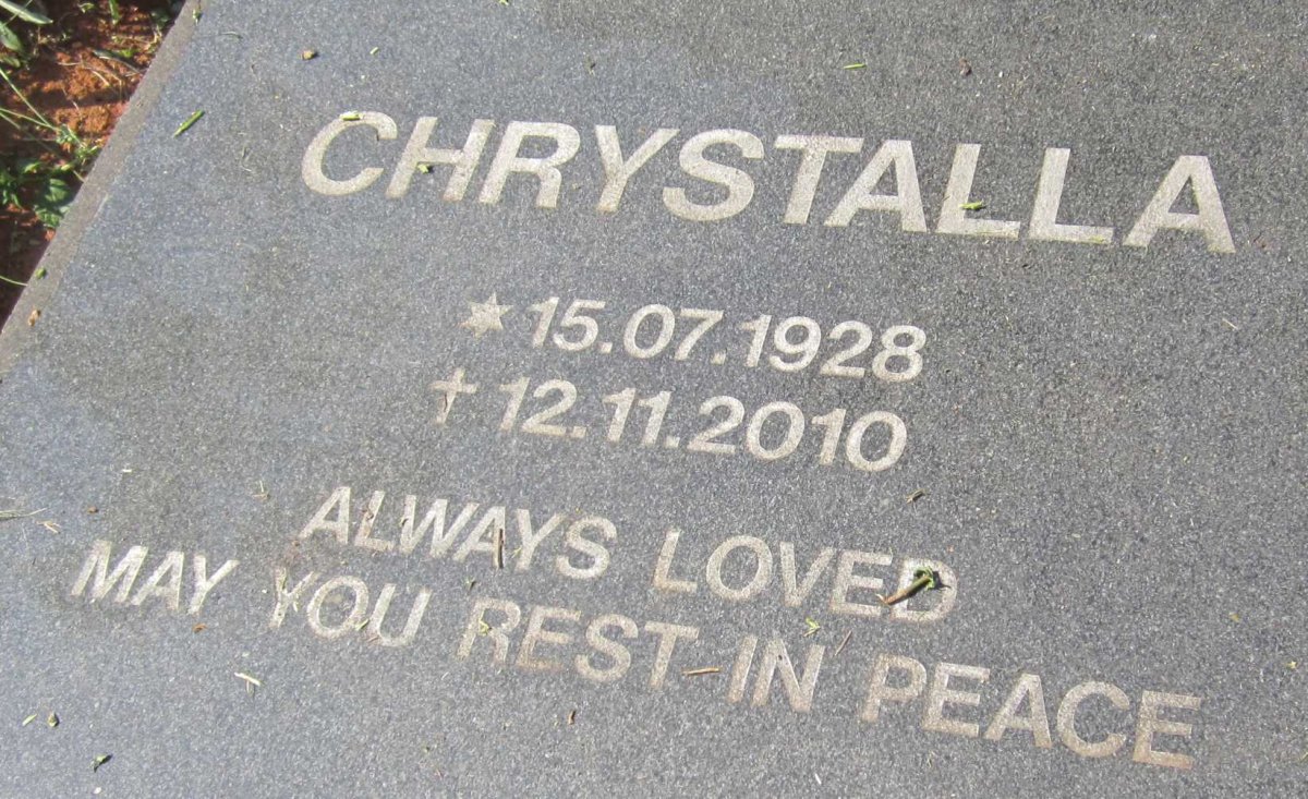 LIMBOURIS Chrystalla 1928-2010