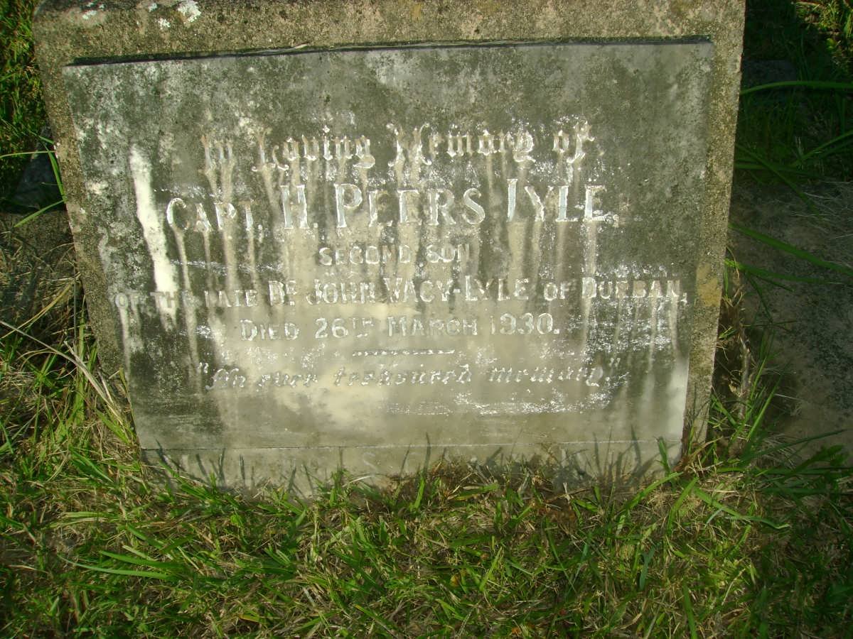 LYLE H. Peers -1930