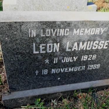 LAMUSSE Leon 1928-1989