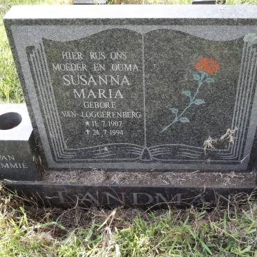 LANDMAN Susanna Maria nee VAN LOGGERENBERG 1907-1994