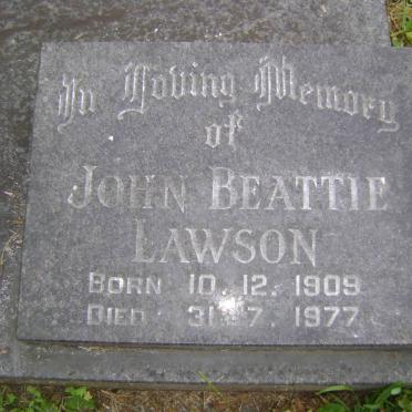 LAWSON John Beattie 1909-1977