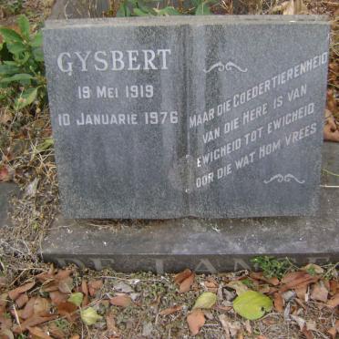 LANGE Gysbert, de 1919-1976