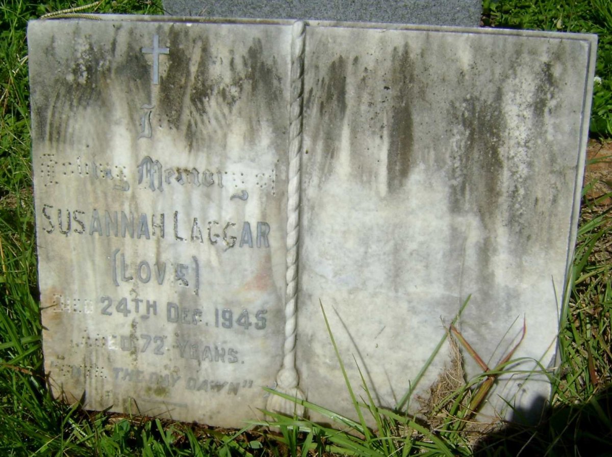 LAGGAR Susannah nee LOVE -1945