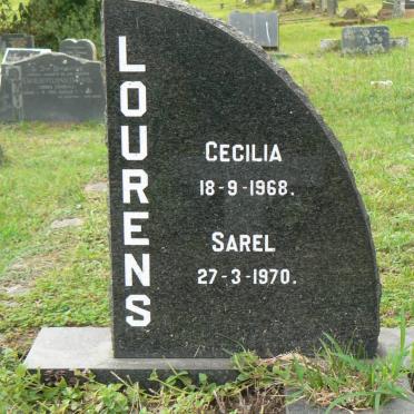 LOURENS Cecilia -1968 :: LOURENS Sarel -1970
