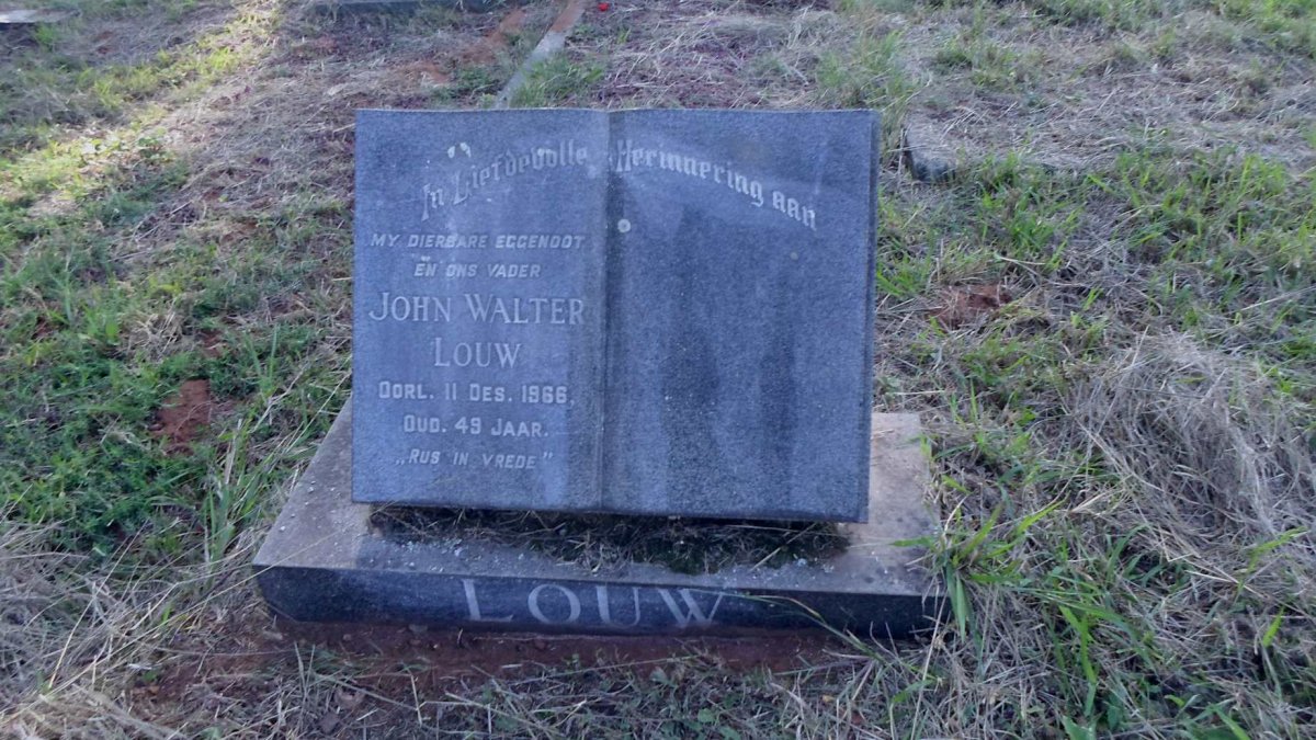 LOUW John Walter -1966