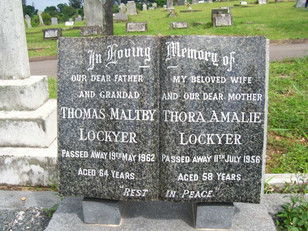 LOCKYER Thomas Maltby 1898-1962 &amp; Thora Amalie 1898-1956 :: SALVESEN Christian Alf 1915-2008