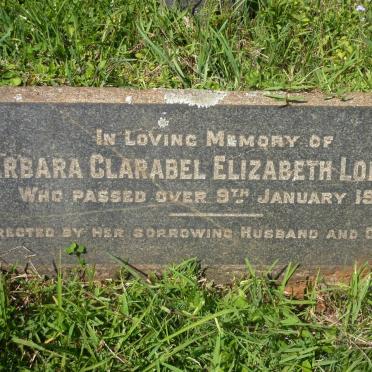 LOMBARD Barbara Clarabel Elizabeth -1934