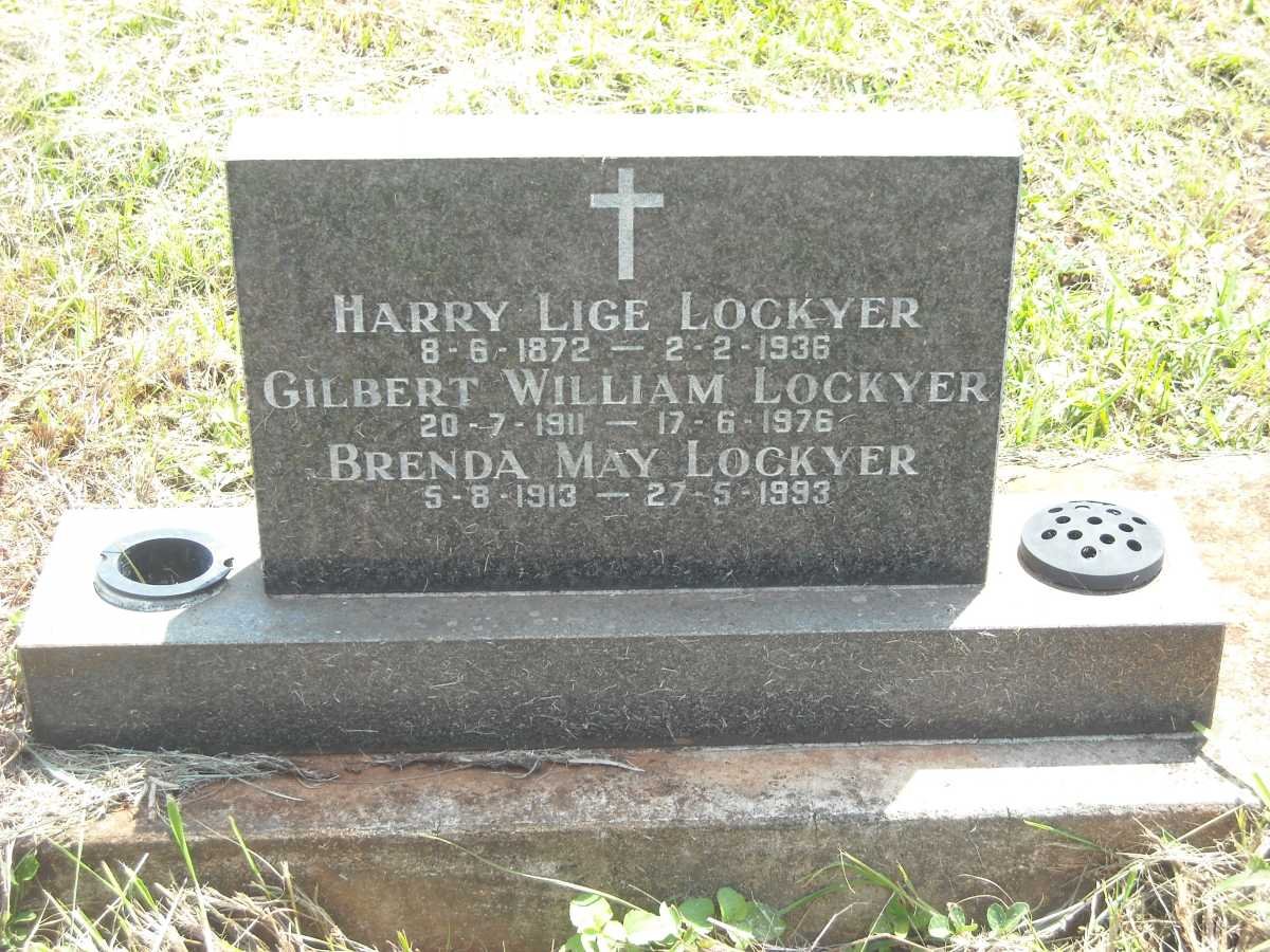 LOCKYER Harry Lige 1872-1936 :: LOCKYER Gilbert William 1911-1976 &amp; Brenda May 1913-1993