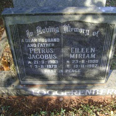 LOGGERENBERG Petrus Jacobus, van 1903-1979 &amp; Eileen Miriam 1908-1987