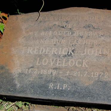 LOVELOCK Frederick John 1899-1972
