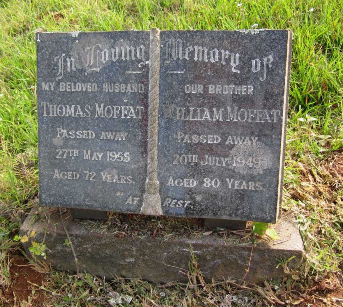 MOFFAT Thomas -1955 :: MOFFAT William -1949